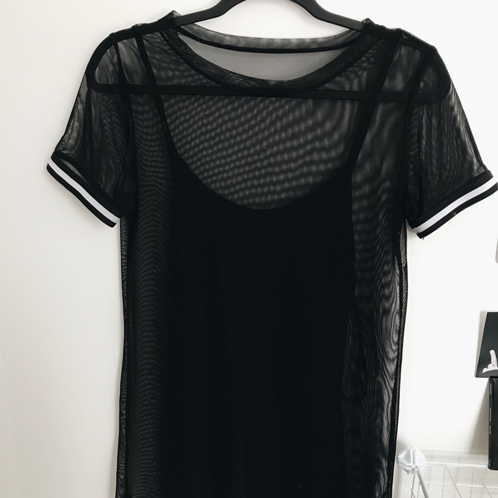 Sheer Black Dress